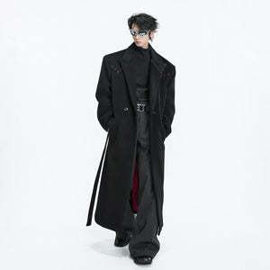 Deconstructed Wool-Blend Overcoat | Double-Breasted - main image 4