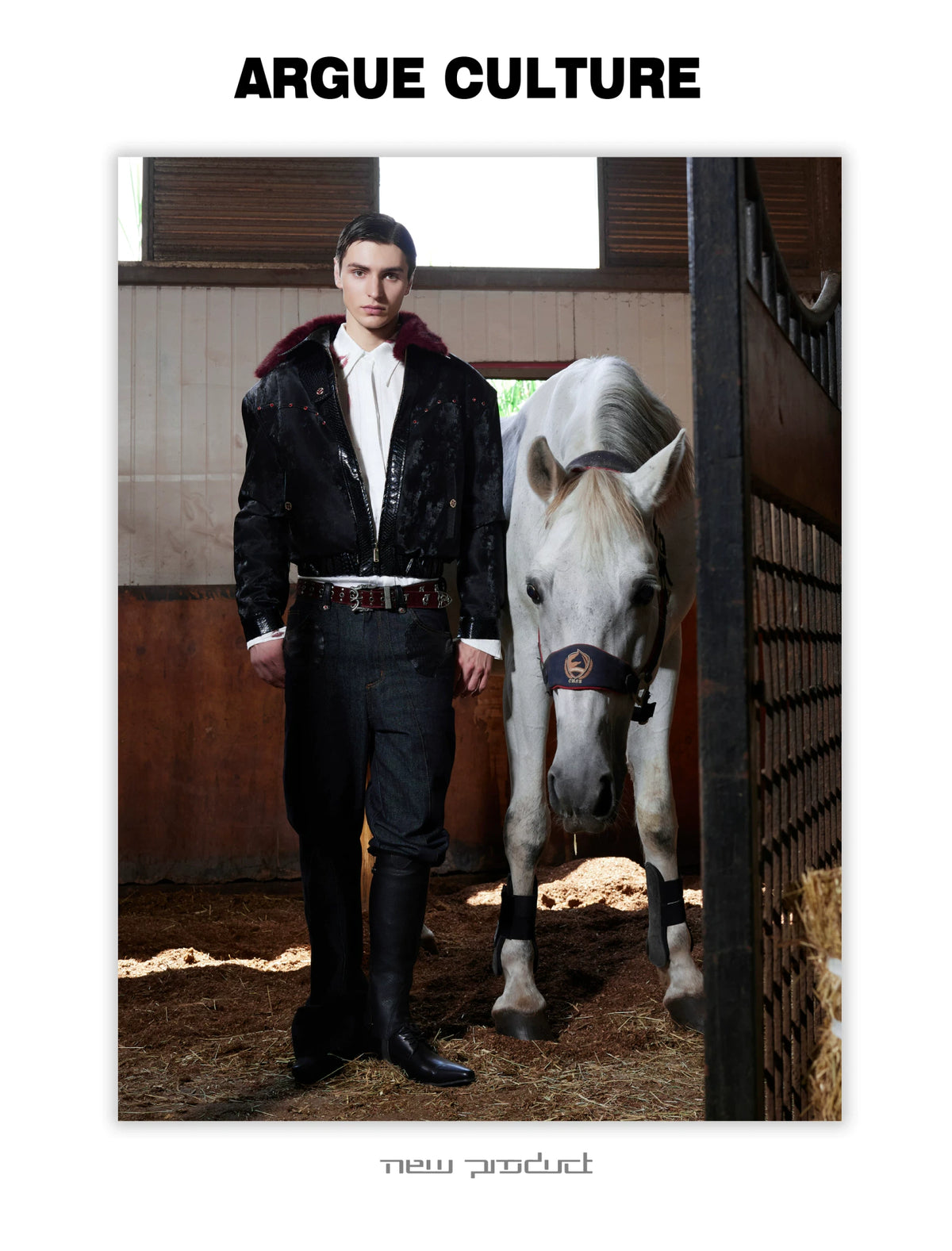 Reversible Black Leather Fur-Collar Jacket | Gothic Style - description image 5