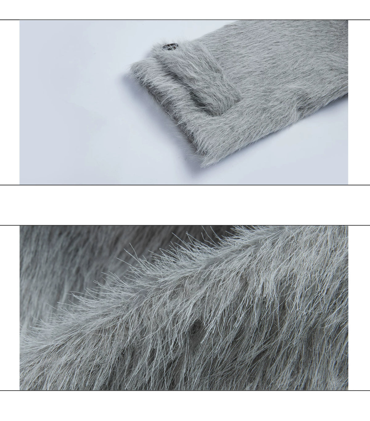 Deconstructed Cotton-Wool Long Coat with Tie Waist - description image 3