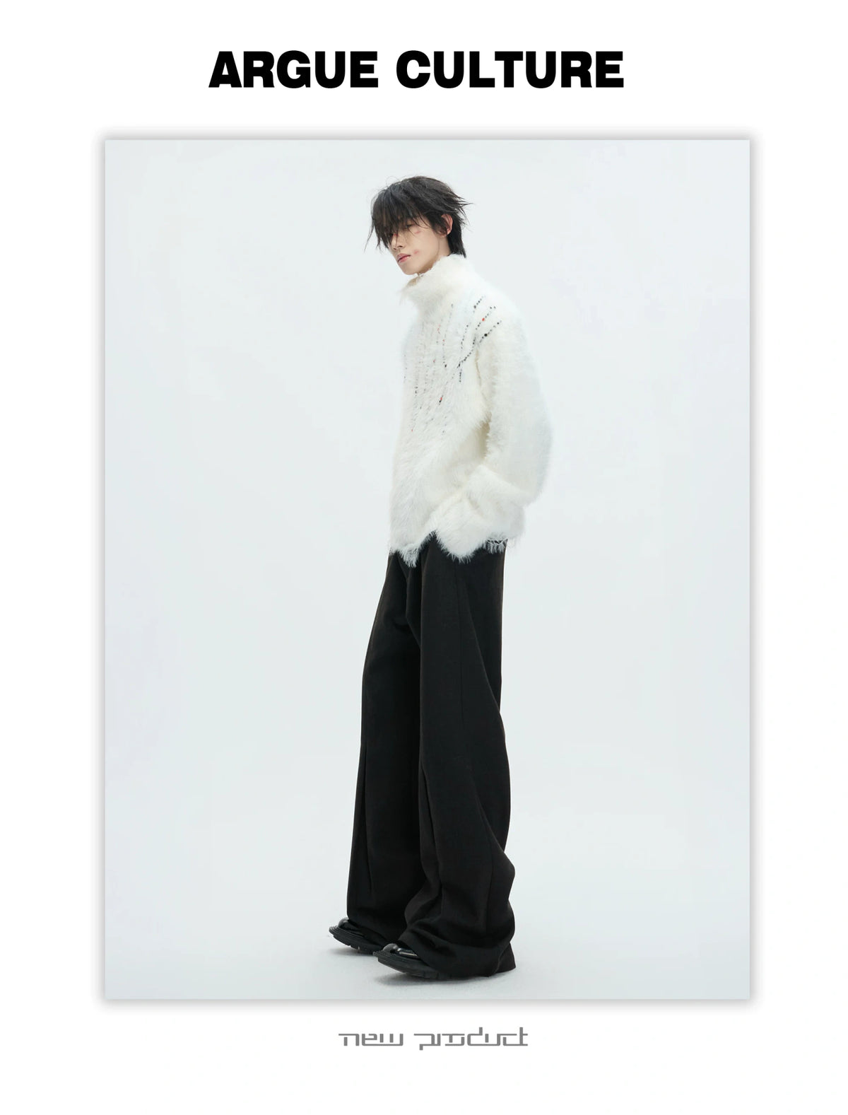 Gemstone Accent Turtleneck Sweater | Winter Knitwear - description image 14