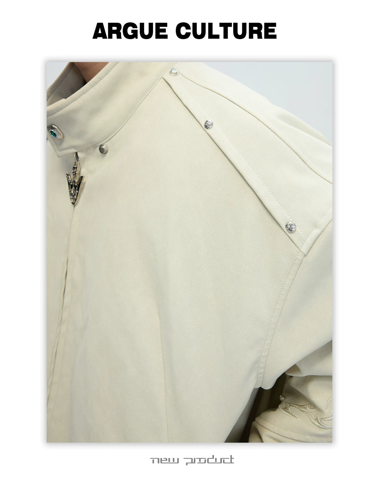 Cropped Faux Leather Zip Jacket with Cotton Fill - description image 25