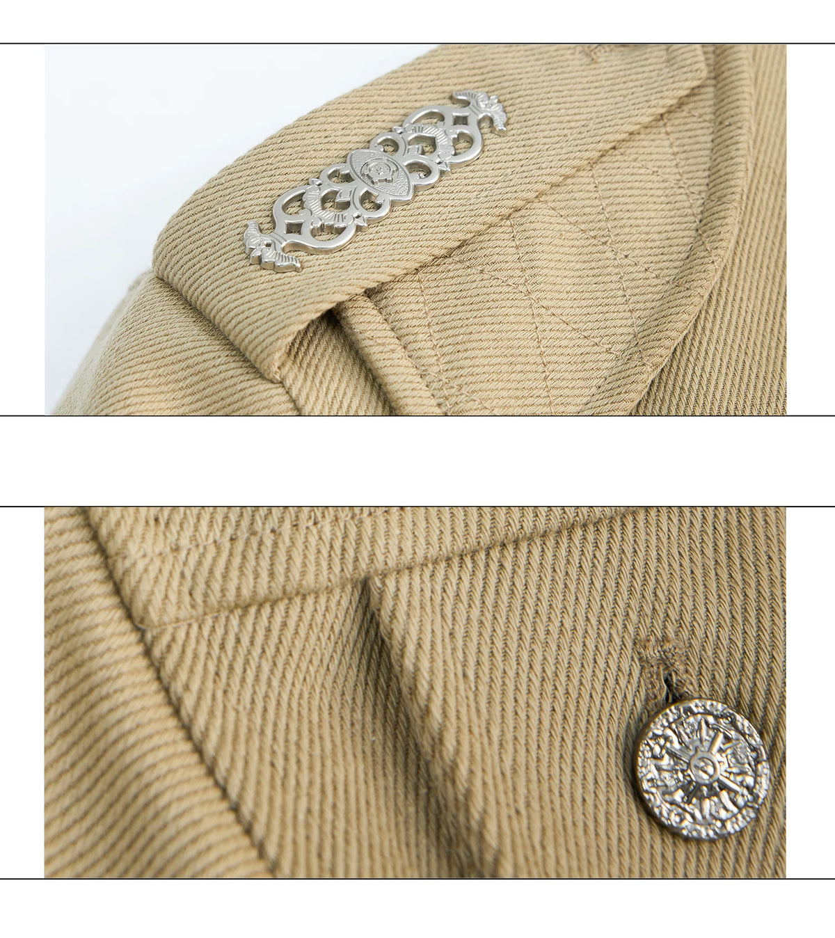 Washed Cotton Utility Jacket | Relaxed Cropped Fit - description image 14