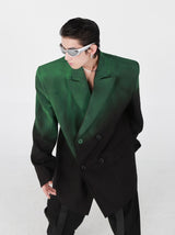 Black-Green-Gradient-Shoulder-Pad-Blazer---Oversized-Streetwear-Jacket-Gradient