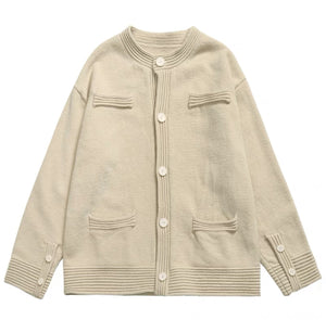 Christmas-Chunky-Knit-Cardigan---Minimalist-Couple-Sweater-Beige-and-White