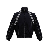 Color-Block-Sun-Hoodie---Trendy-Streetwear-Sportswear-Set-Black-Top