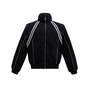Color-Block-Sun-Hoodie---Trendy-Streetwear-Sportswear-Set-Black-Top