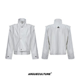 Crocodile-Print-Biker-Jacket---Faux-Two-Piece-Retro-Streetwear-White