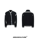 Deconstructed-Asymmetrical-Glitter-Knit-Sweater---Streetwear-Top-Black-Jacket
