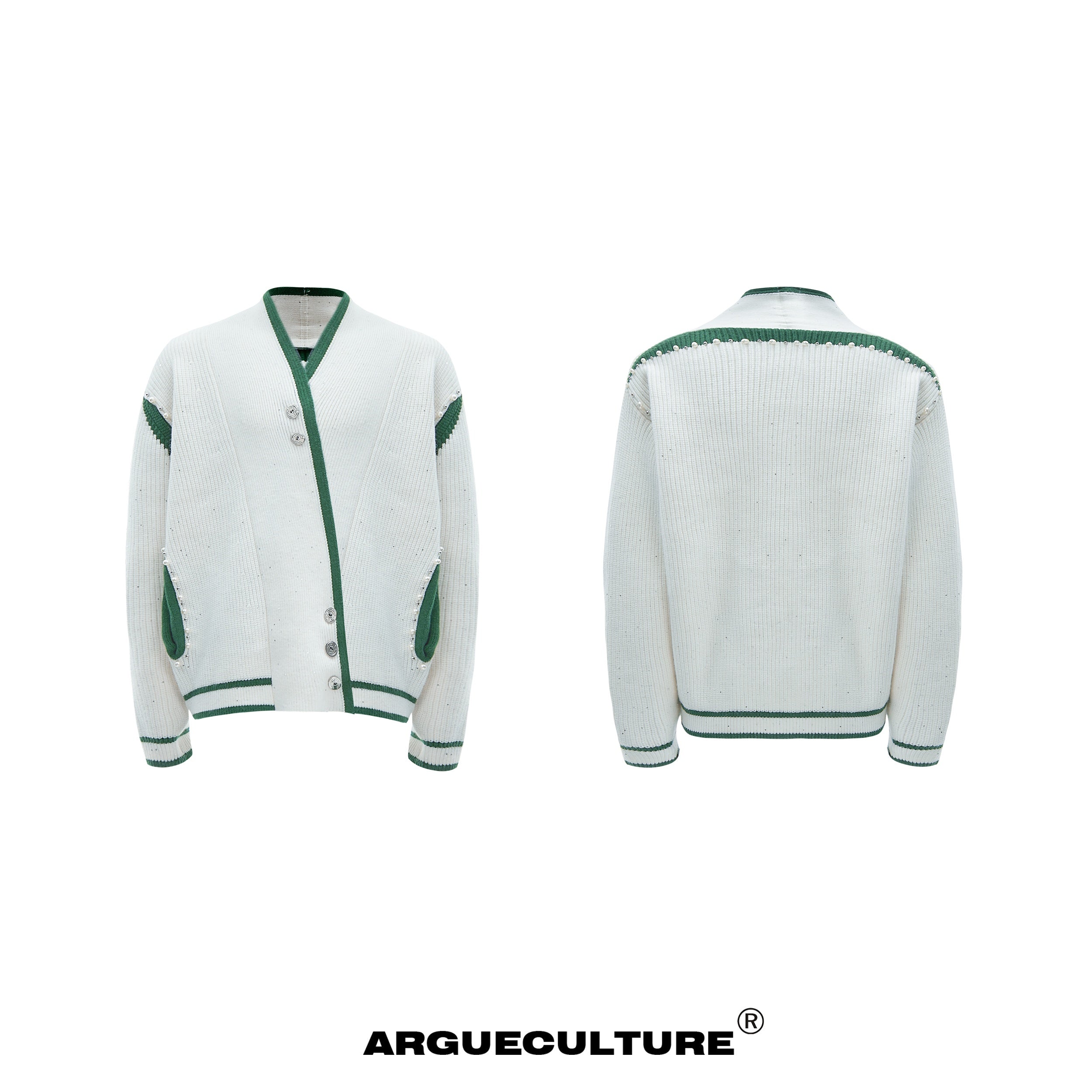 Deconstructed-Asymmetrical-Glitter-Knit-Sweater---Streetwear-Top-White-Jacket