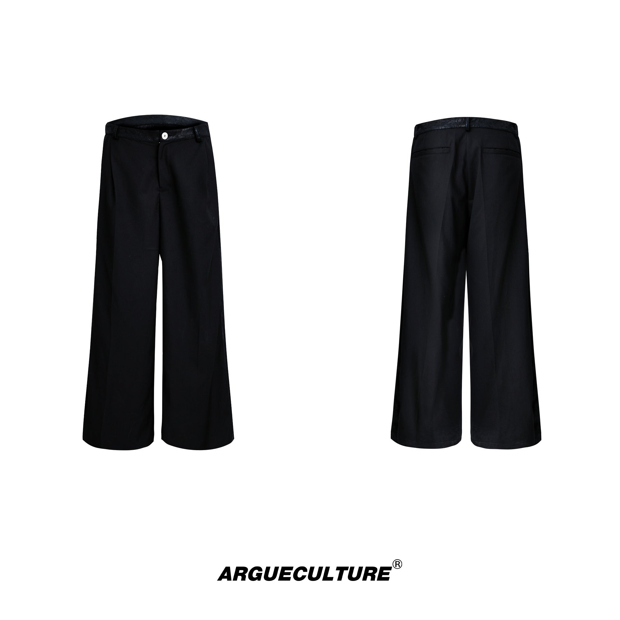 Deconstructed-Blazer-Set---Oversized-Suit-Jacket--Wide-Leg-Pants-Black-Pants