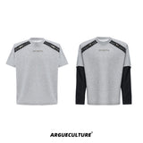 Deconstructed-Color-Block-Tee---Detachable-Sleeve-Streetwear-Top-Gray-Jacket