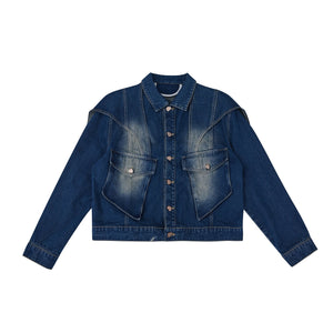 Deconstructed-Denim-Set---Cropped-Jacket--Wide-Leg-Pants-Blue-Top-