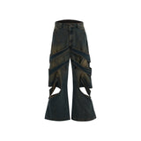 Deconstructed-Distressed-Wide-Leg-Cargo-Jeans---Raw-Cutout-Denim-Blue