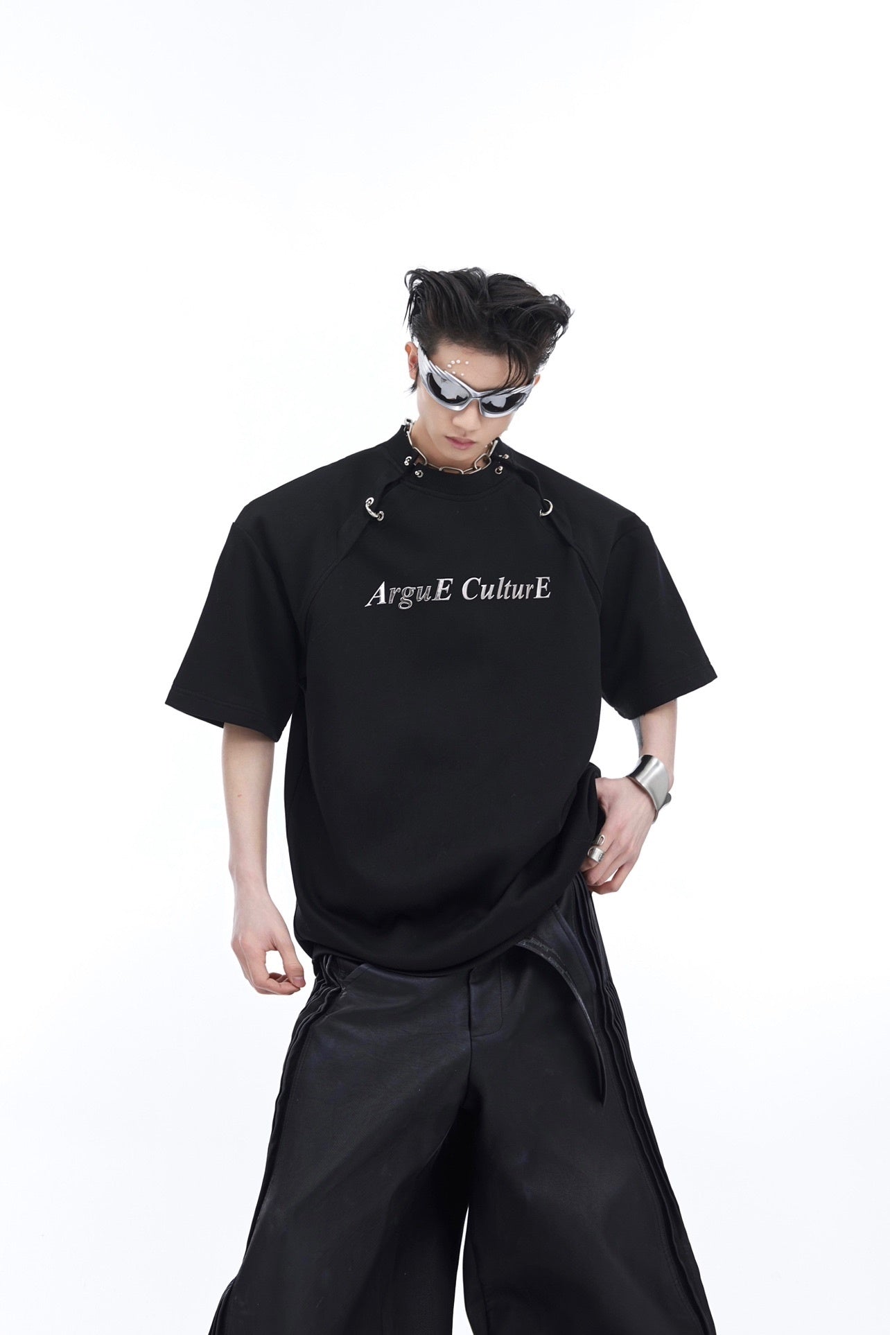 Deconstructed-Graphic-Tee---Summer-Cutout-Streetwear-T-Shirt-Black