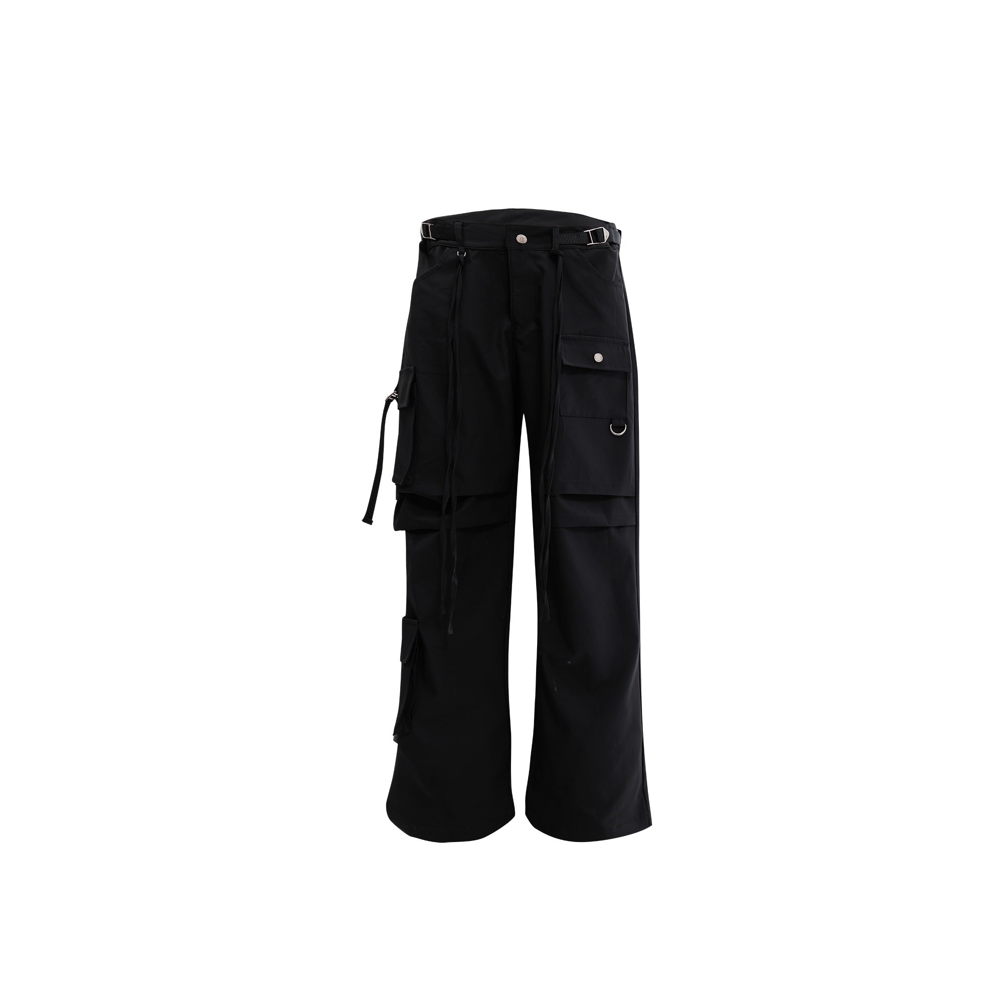 Deconstructed-Hoodie-Tee-Set-with-Cargo-Pants---Streetwear-Black-Pants