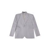 Deconstructed-Liquid-Shine-Blazer---Slim-Fit-Shoulder-Pads-Wrinkle-Free-Gray