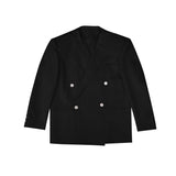 Deconstructed-Metal-Button-Oversized-Blazer---White-Streetwear-Suit-Black-Top