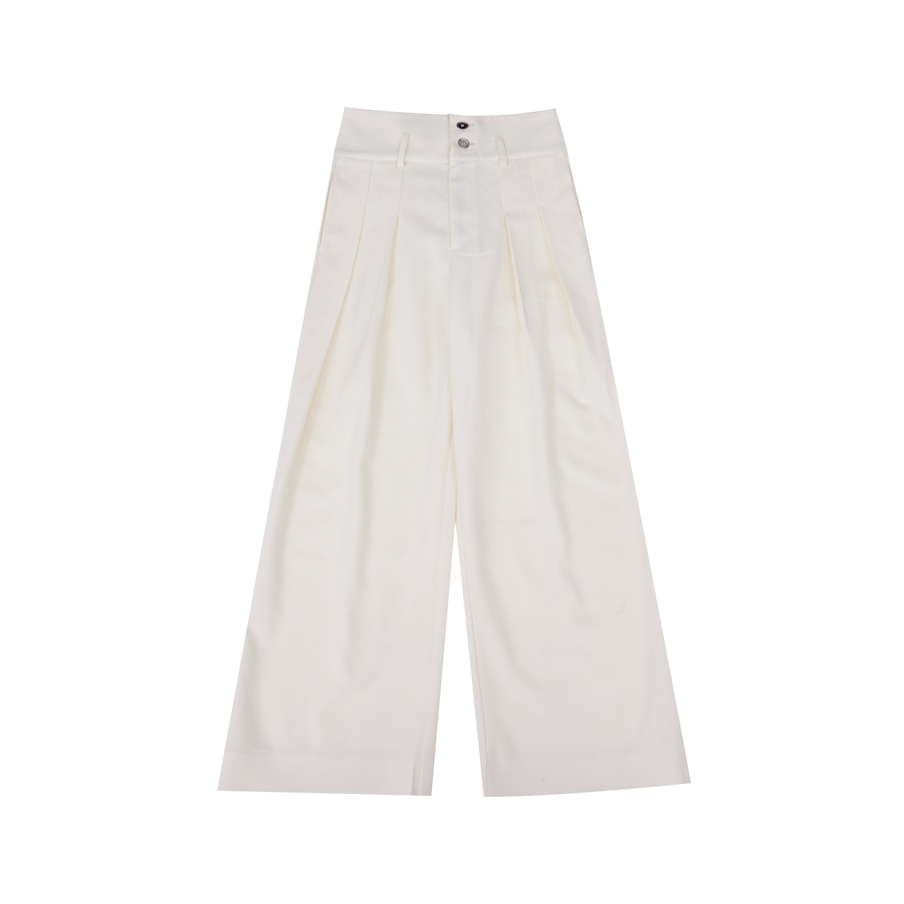 Deconstructed-Metal-Button-Oversized-Blazer---White-Streetwear-Suit-Yellow-Pants