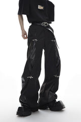 Deconstructed-Metal-Clip-Cargo-Pants---Streetwear-Straight-Leg-Trousers-Black