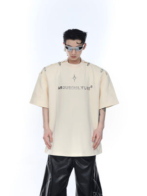 Deconstructed-Metal-Clip-Shoulder-Pad-Tee---Streetwear-Top