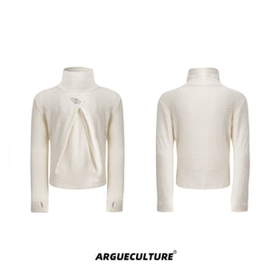 Deconstructed-Mockneck-Slim-Fit-Long-Sleeve-Shirt---Fleece-Lined-Jacket