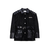 Deconstructed-Oversized-Blazer---Suede-Panels---Streetwear-Shoulder-Pads-Black