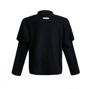 Deconstructed-Oversized-Drop-Shoulder-Unisex-Hoodie-Black