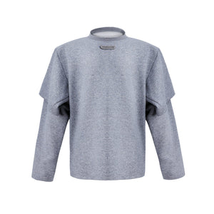 Deconstructed-Oversized-Drop-Shoulder-Unisex-Hoodie-Gray