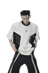 Deconstructed-Oversized-Graphic-Tee---Padded-Shoulder-Streetwear-Top-White
