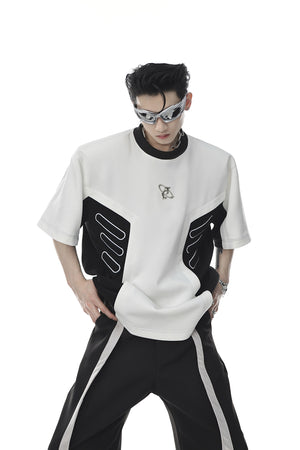 Deconstructed-Oversized-Graphic-Tee---Padded-Shoulder-Streetwear-Top-White