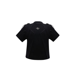 Deconstructed-Oversized-Tee---Raw-Edge-Spliced-Straps---Streetwear-Black