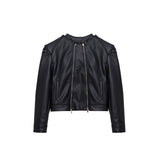 Deconstructed-PU-Biker-Jacket---Heavyweight-Double-Zip-Streetwear-Black