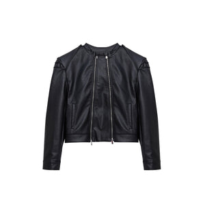 Deconstructed-PU-Biker-Jacket---Heavyweight-Double-Zip-Streetwear-Black