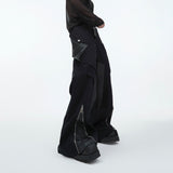 Deconstructed-PU-Leather-Cargo-Pants---Loose-Straight-Leg-Streetwear-Black