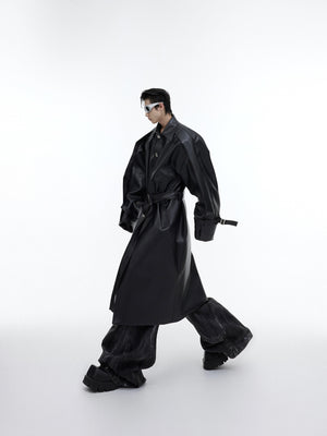 Deconstructed-PU-Leather-Trench-Coat---Metal-Button-Long-Streetwear-Jacket-Black