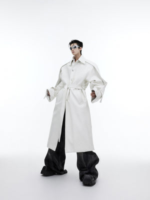 Deconstructed-PU-Leather-Trench-Coat---Metal-Button-Long-Streetwear-Jacket-White