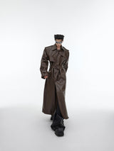Deconstructed-Shoulder-Padded-PU-Leather-Trench-Coat---Oversized-Streetwear-Brown