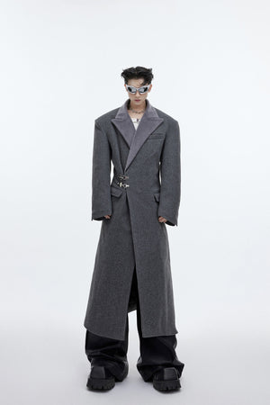 Deconstructed-Waist-Coat-Wool-Trench-with-Metal-Buttons-Gray