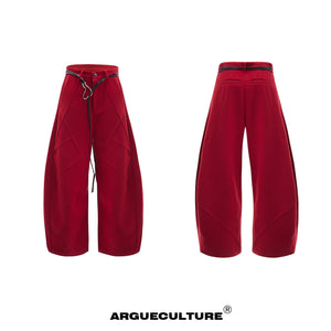 Deconstructed-Wide-Leg-Trousers-with-3D-Texture---Streetwear-Pants-Red-Bottoms