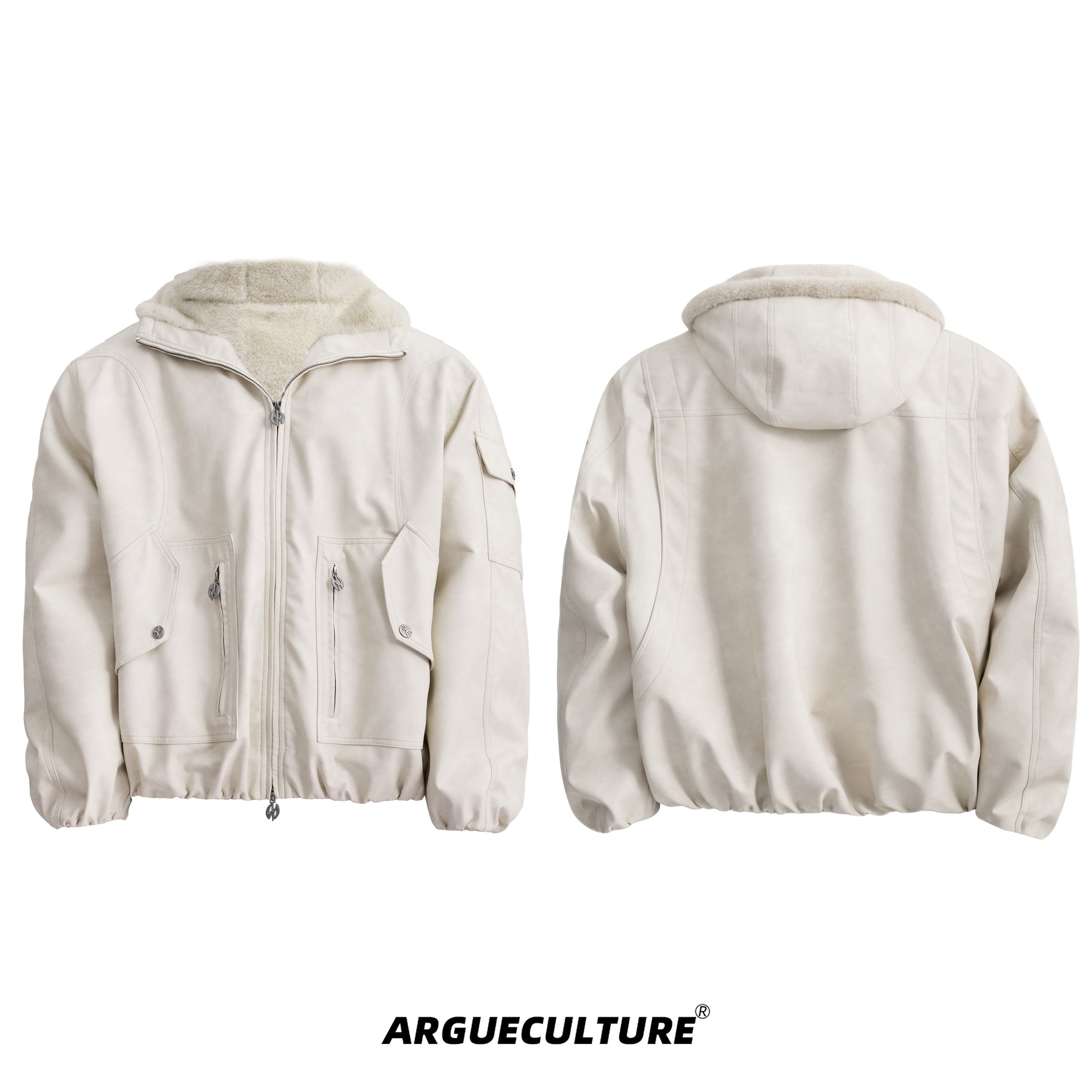 Distressed-Two-Way-Hooded-Puffer-Jacket---Oversized-Streetwear-Coat-White-Jacket