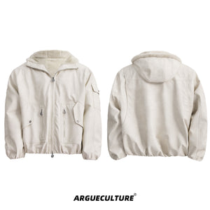 Distressed-Two-Way-Hooded-Puffer-Jacket---Oversized-Streetwear-Coat-White-Jacket