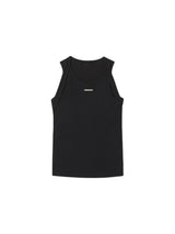 Double-Strap-Sleeveless-Top---Black-Metal-Trim-Summer-Tee-Black