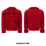 Glitter-Fringe-Oversized-Knit-Sweater---Streetwear-Shimmer-Top-Red-Jacket