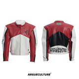 Heavyweight-Stand-Collar-PU-Leather-Biker-Jacket---Distressed-Streetwear-Red-jacket
