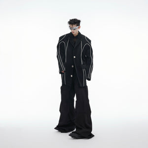 Liquid-Metal-PU-Leather-Shoulder-Pad-Blazer---Edgy-Streetwear-Black