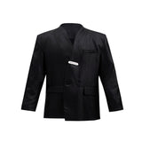 Liquid-Metal-Textured-Oversized-Blazer---Streetwear-Fashion-Black