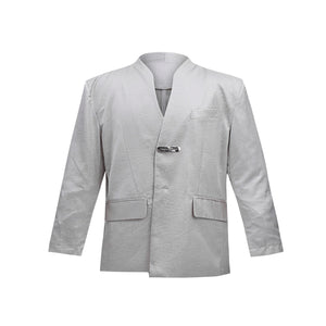 Liquid-Metal-Textured-Oversized-Blazer---Streetwear-Fashion-Silver