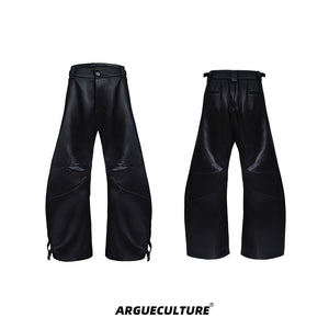 Liquid-Metal-Wide-Leg-Pants---Streetwear-Drop-Crotch-Trousers-Black-Bottoms