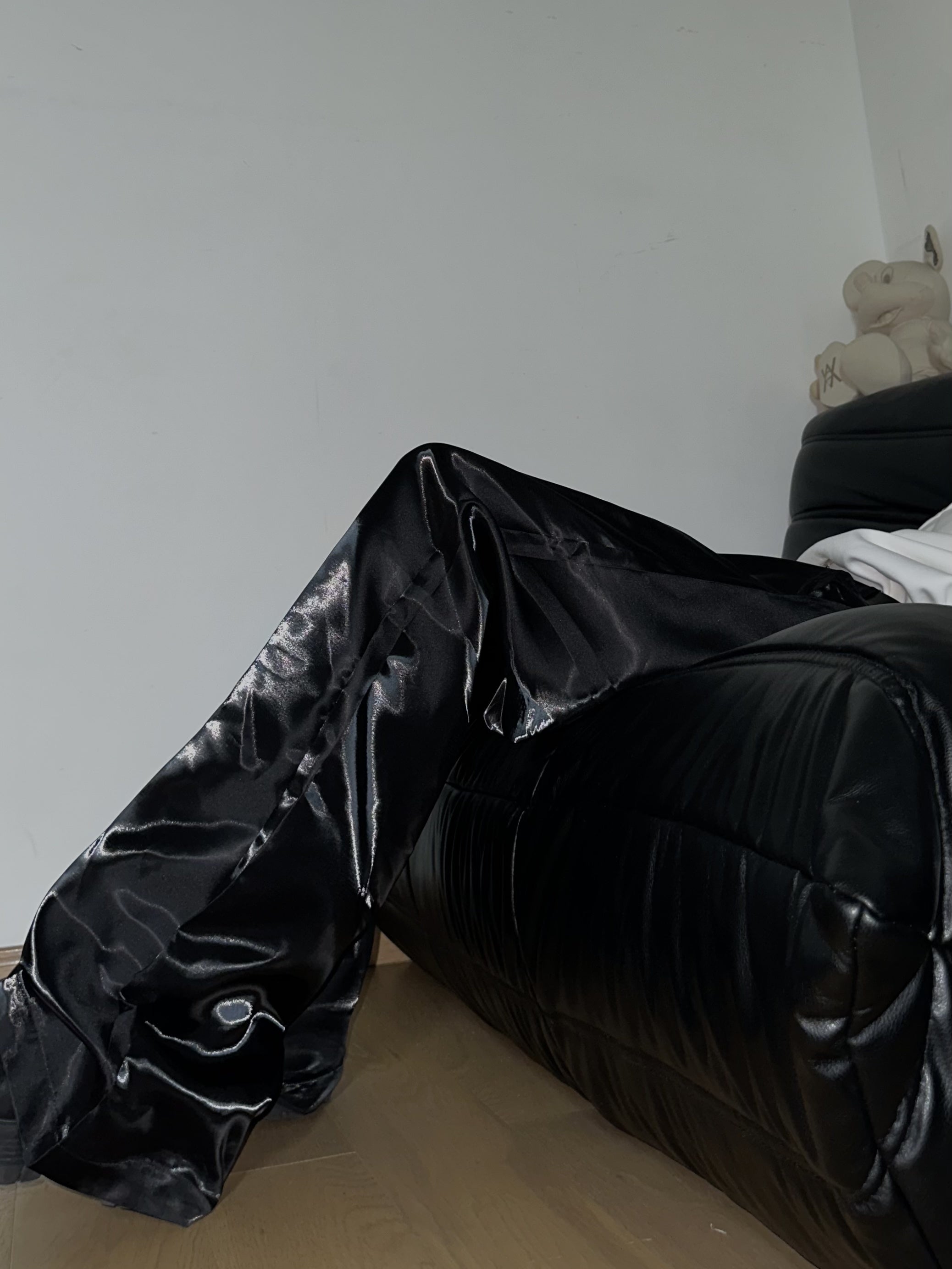 Liquid-Shine-Drop-Crotch-Dress-Pants---Mens-Streetwear-Trousers-Black-(Updated Version)