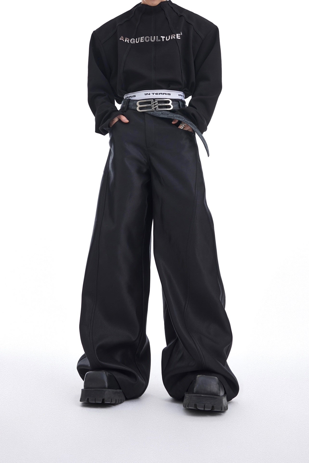 Liquid-Shine-Wide-Leg-Trousers---Streetwear-Loose-Fit-Pants-Black